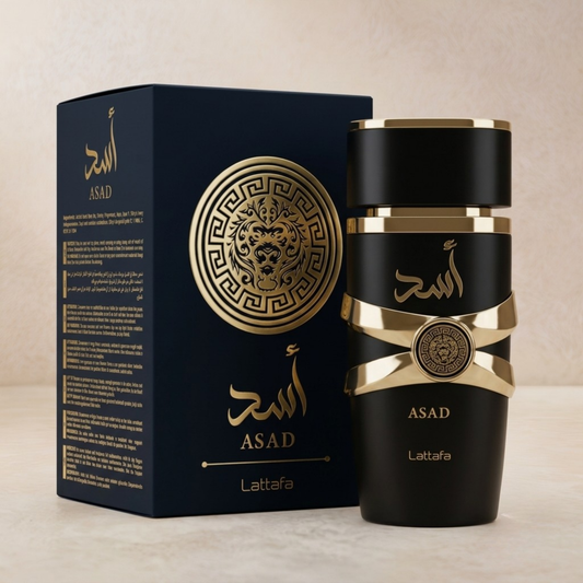 Asad by Lattafa bottle and box