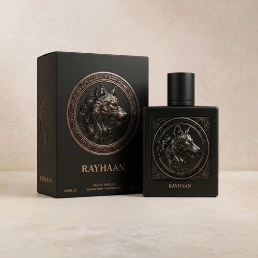 Wolf by Rayhaan bottle and box