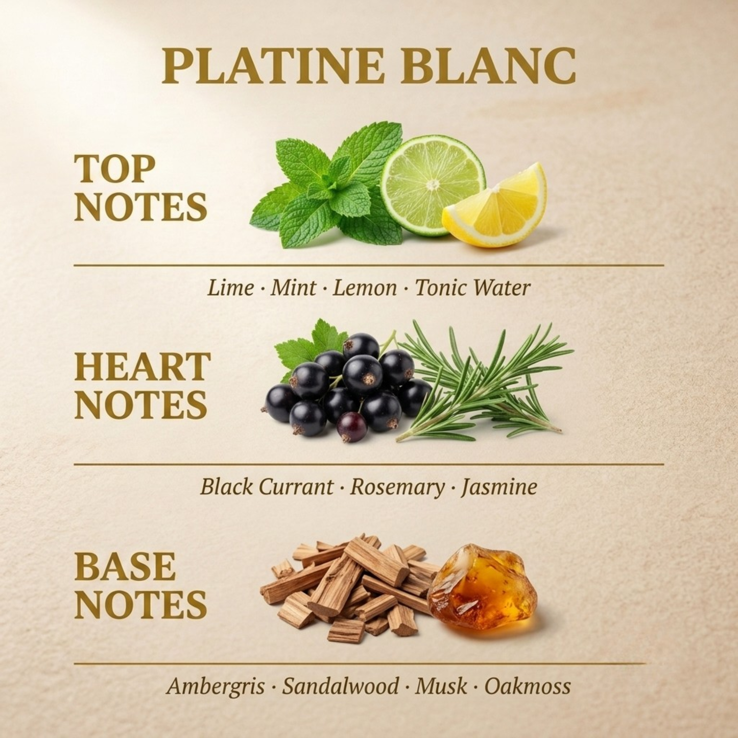 Platine Blanc by Aromatix fragrance notes