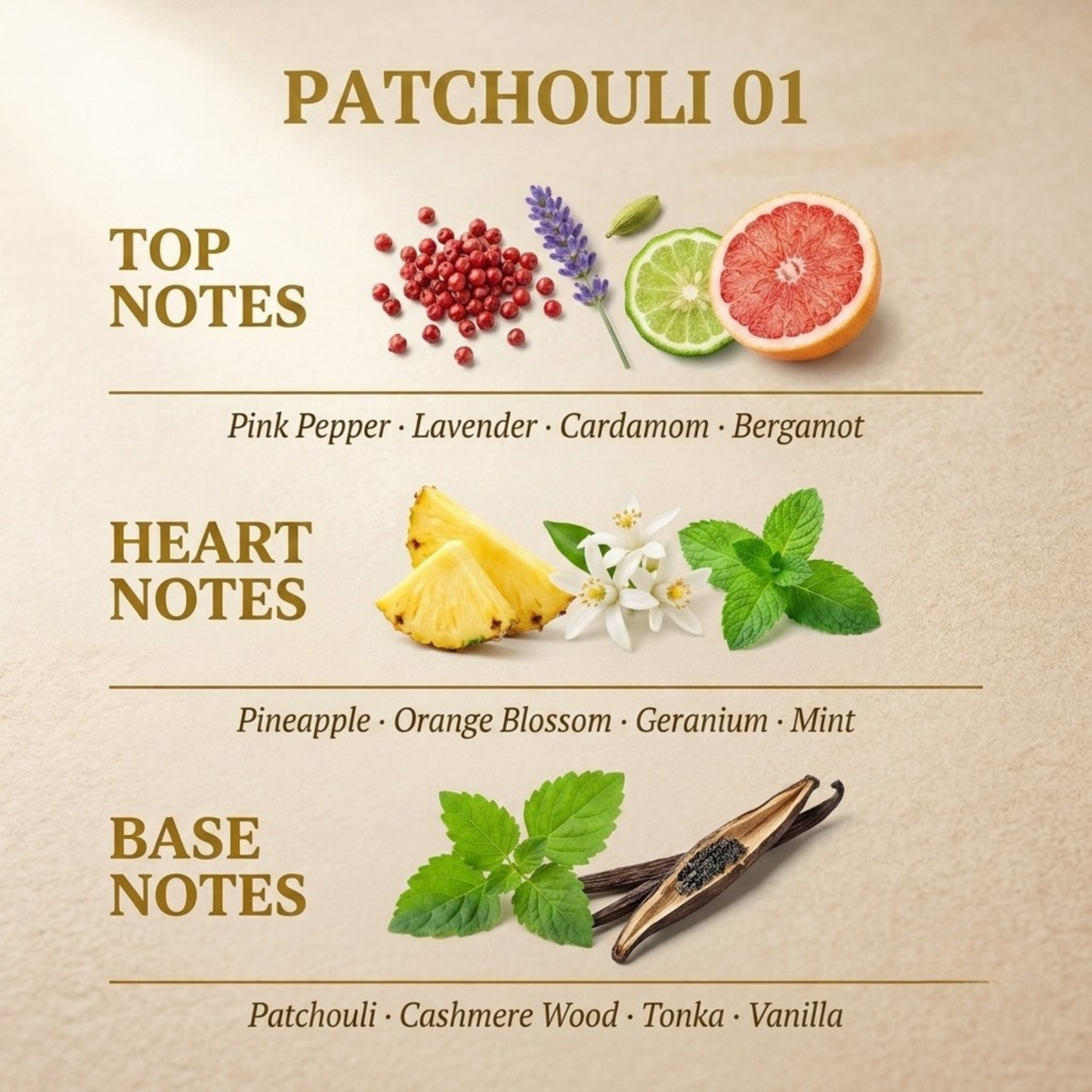 Patchouli 01 fragrance notes