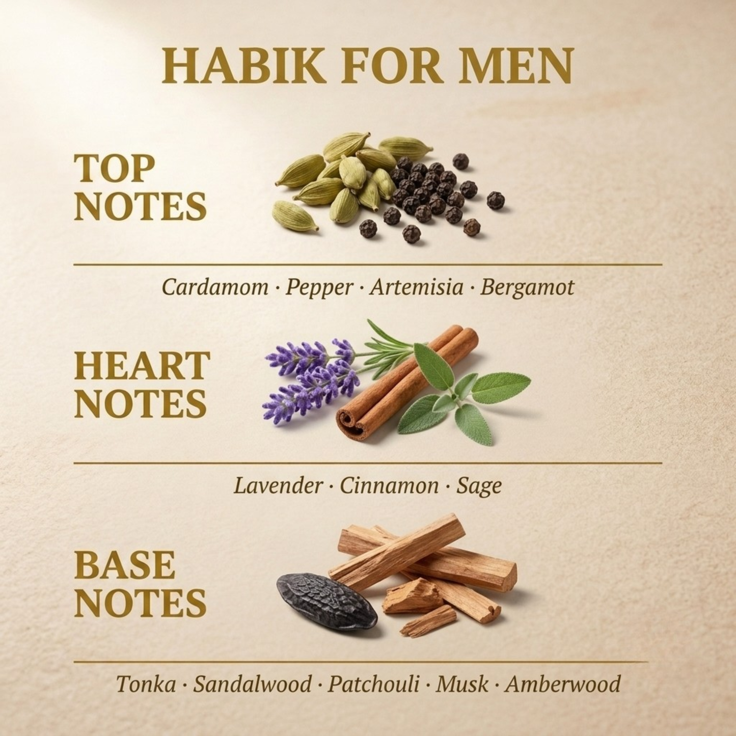 Habik For Men by Lattafa fragrance notes