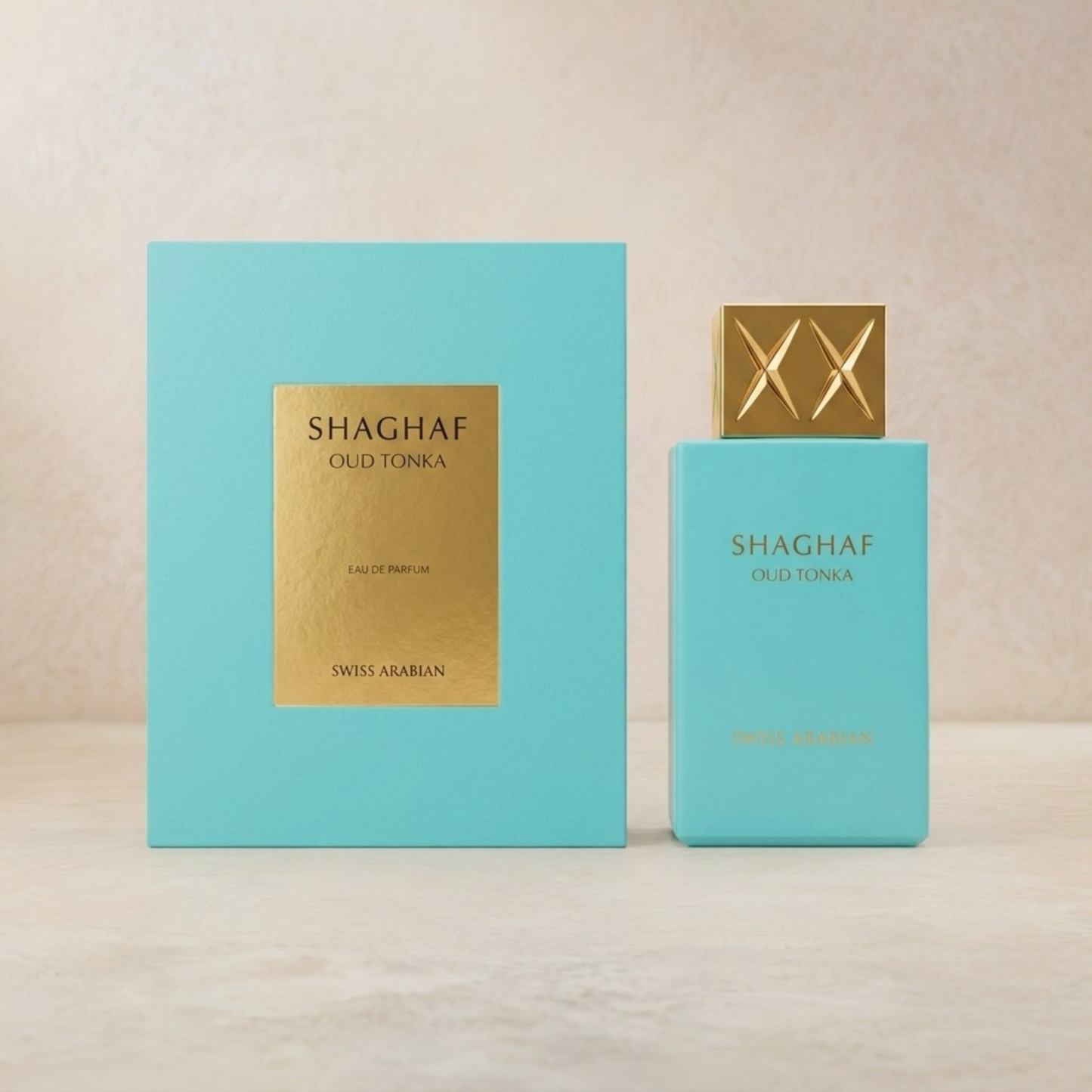 Shaghaf Oud Tonka bottle and box