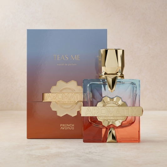 Teas Me by Aromatix bottle and box