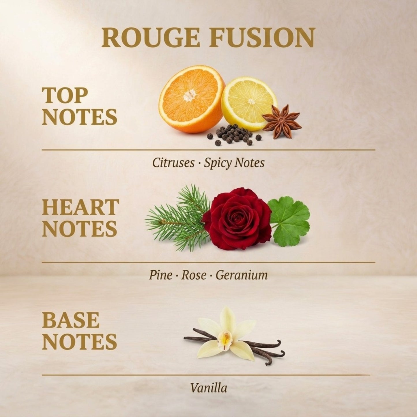 Rouge Fusion fragrance notes