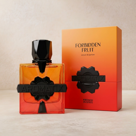 Forbidden Fruit by Aromatix bottle and box