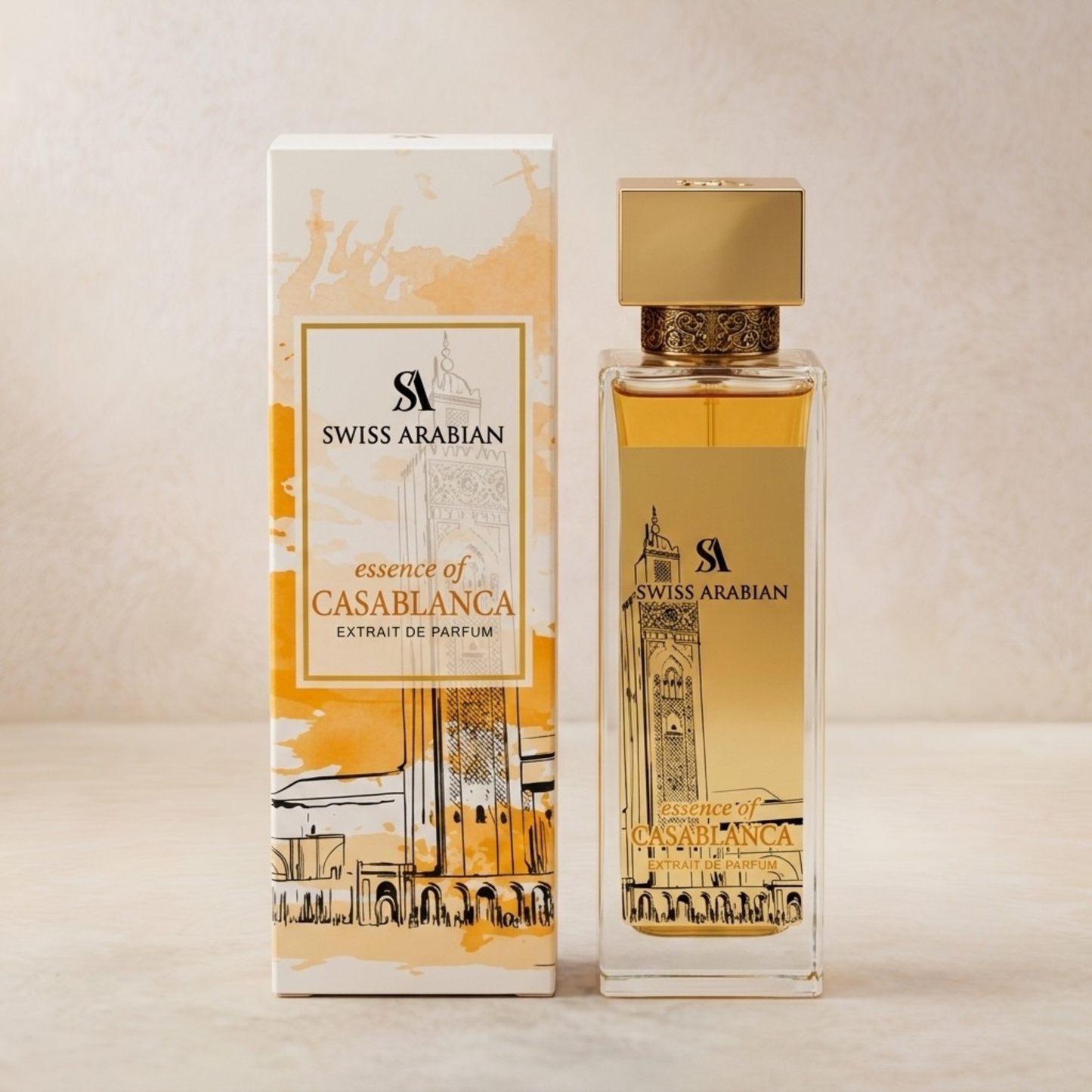 Essence of Casablanca by Swiss Arabian bottle and box