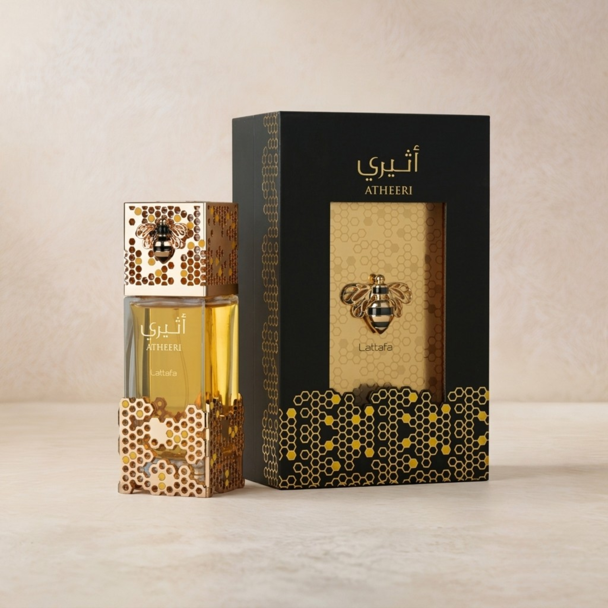 Atheeri by Lattafa bottle and box