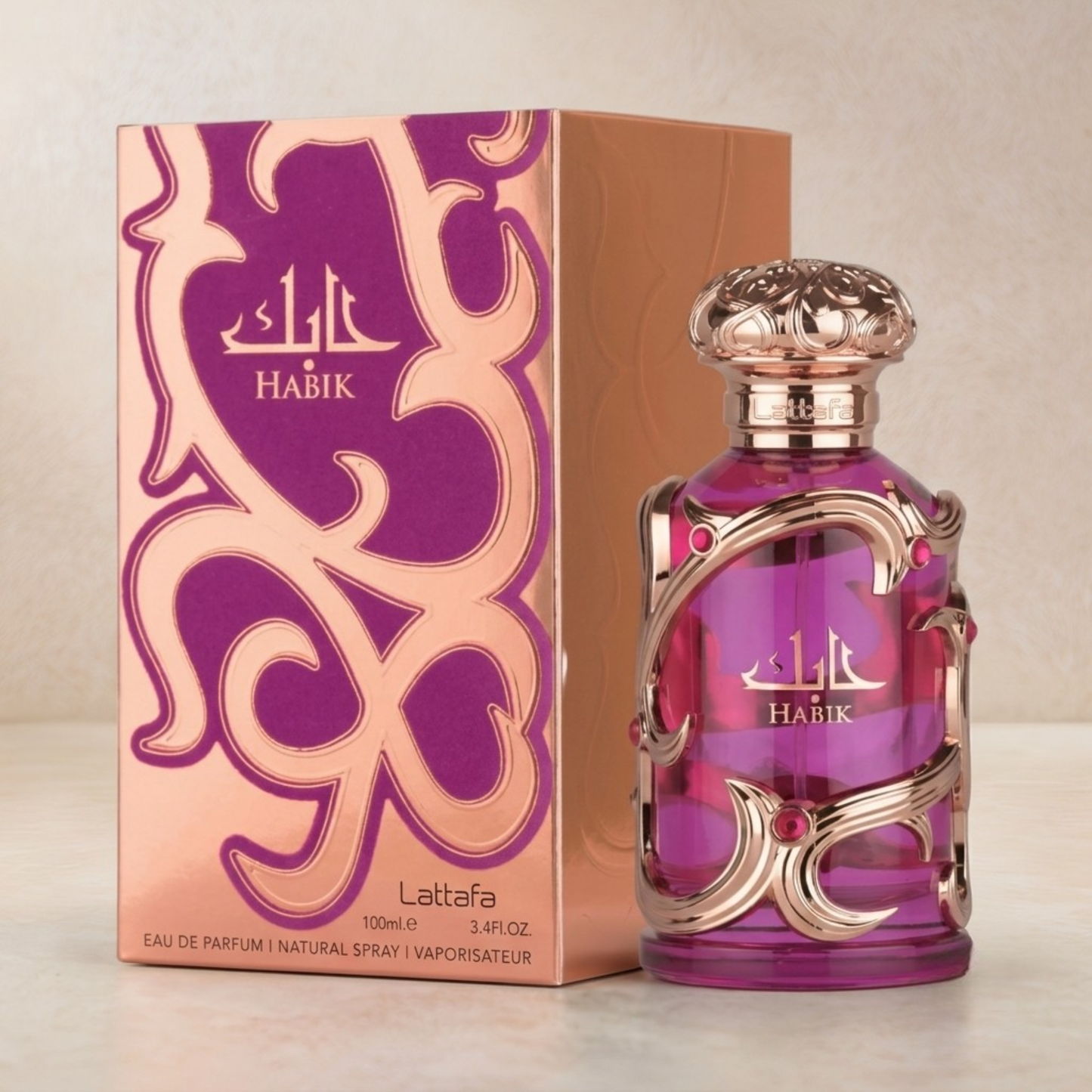 Habik For Women by Lattafa bottle and box