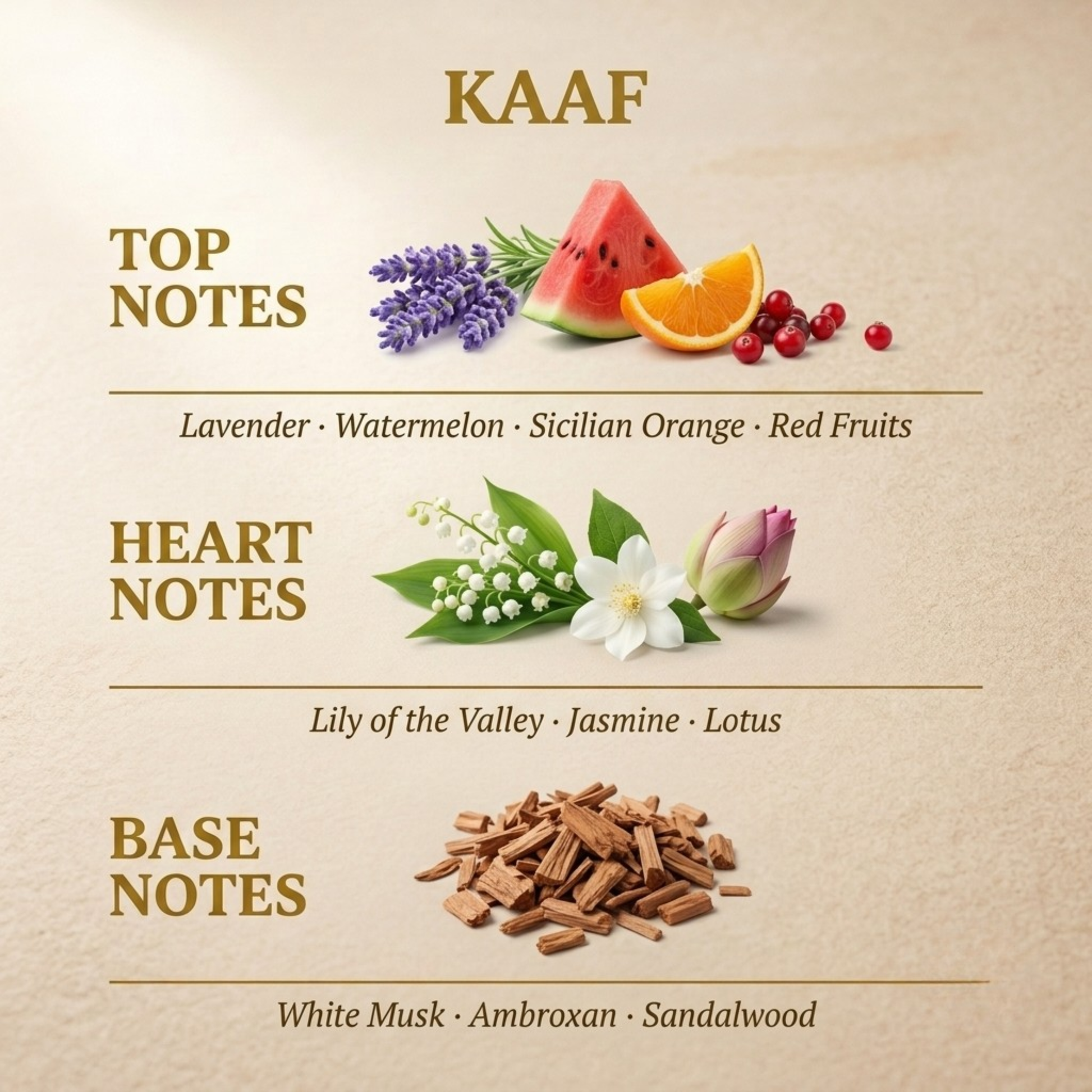 Kaaf by Ahmed Al Maghribi fragrance notes