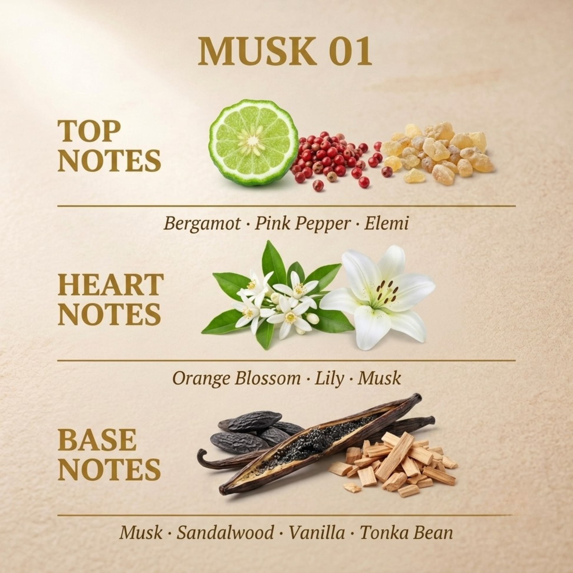 Musk 01 fragrance notes