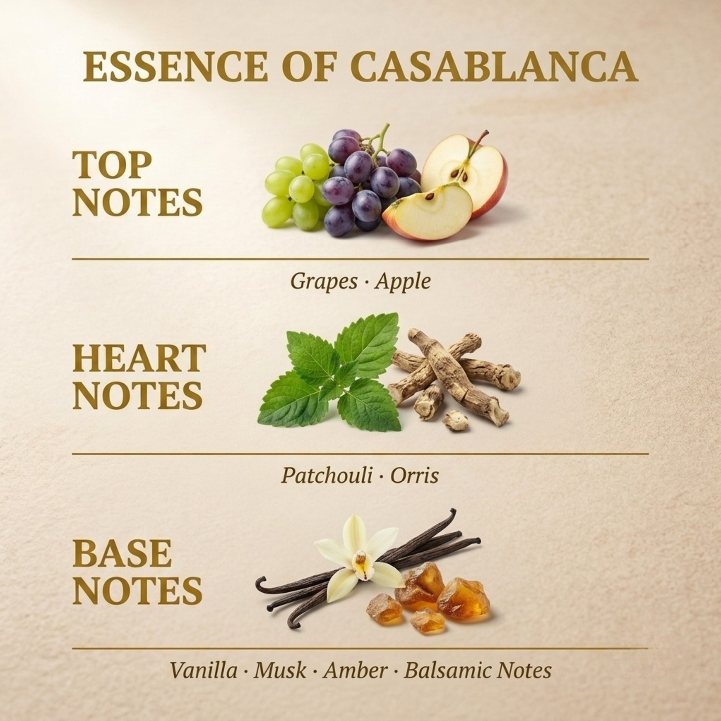Essence of Casablanca by Swiss Arabian fragrance notes