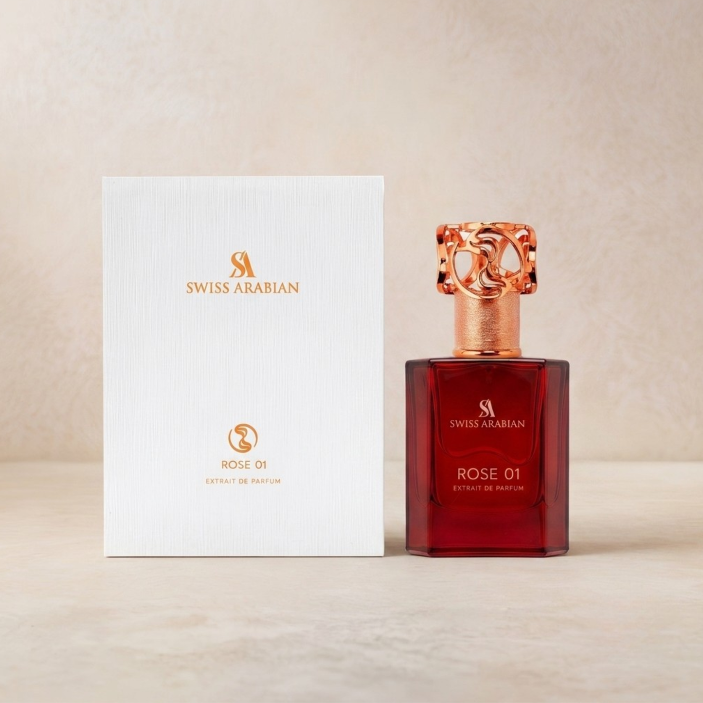 Rose 01 bottle and box