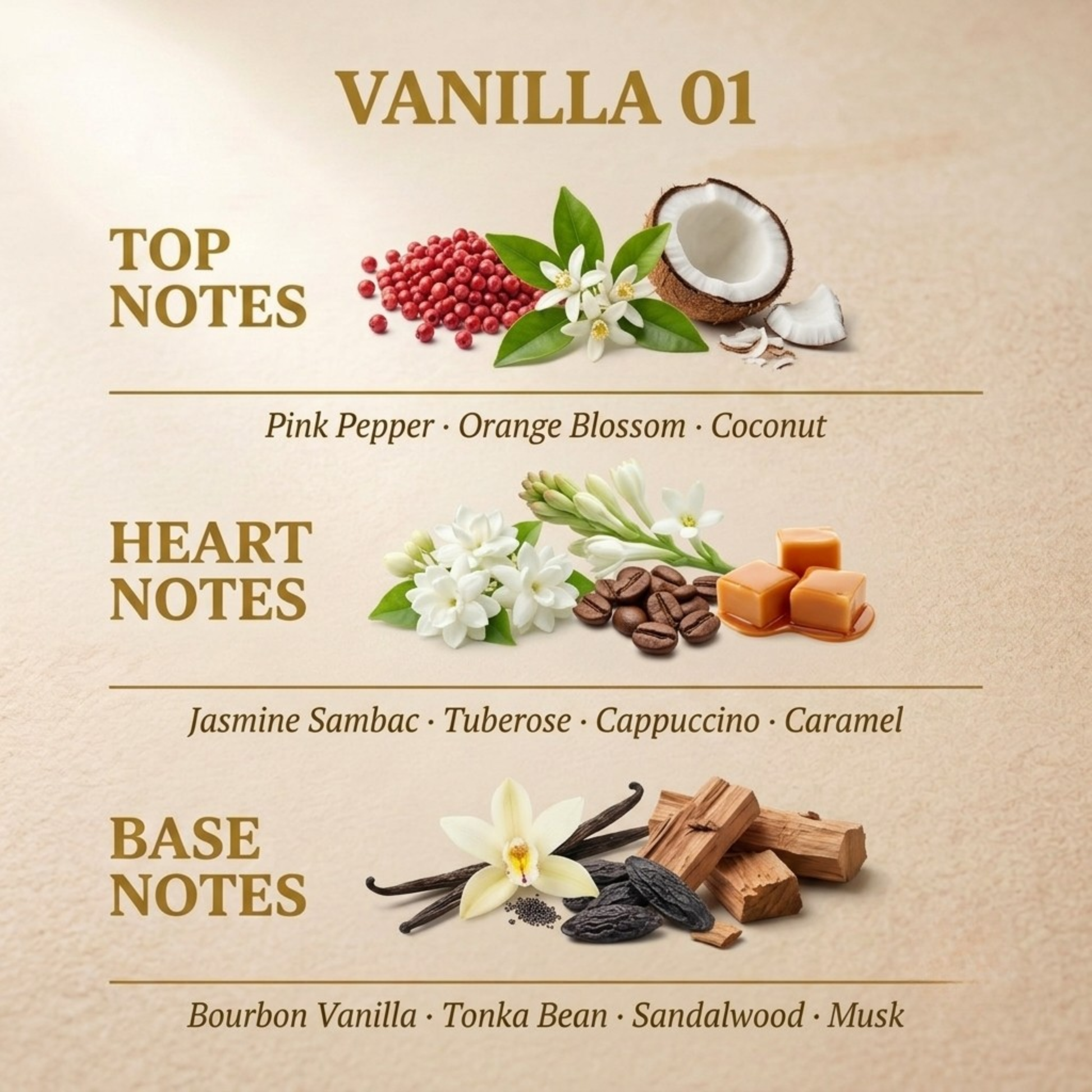 Vanilla 01 fragrance notes