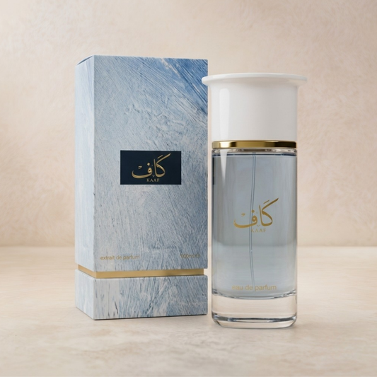 Kaaf by Ahmed Al Maghribi bottle and box