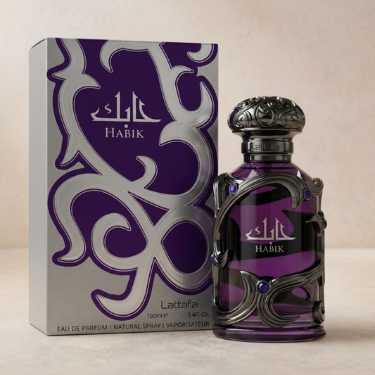 Habik For Men by Lattafa bottle and box